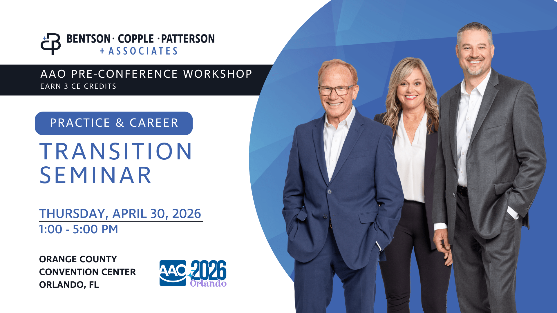 Orthodontic Practice & Career Transition Seminar